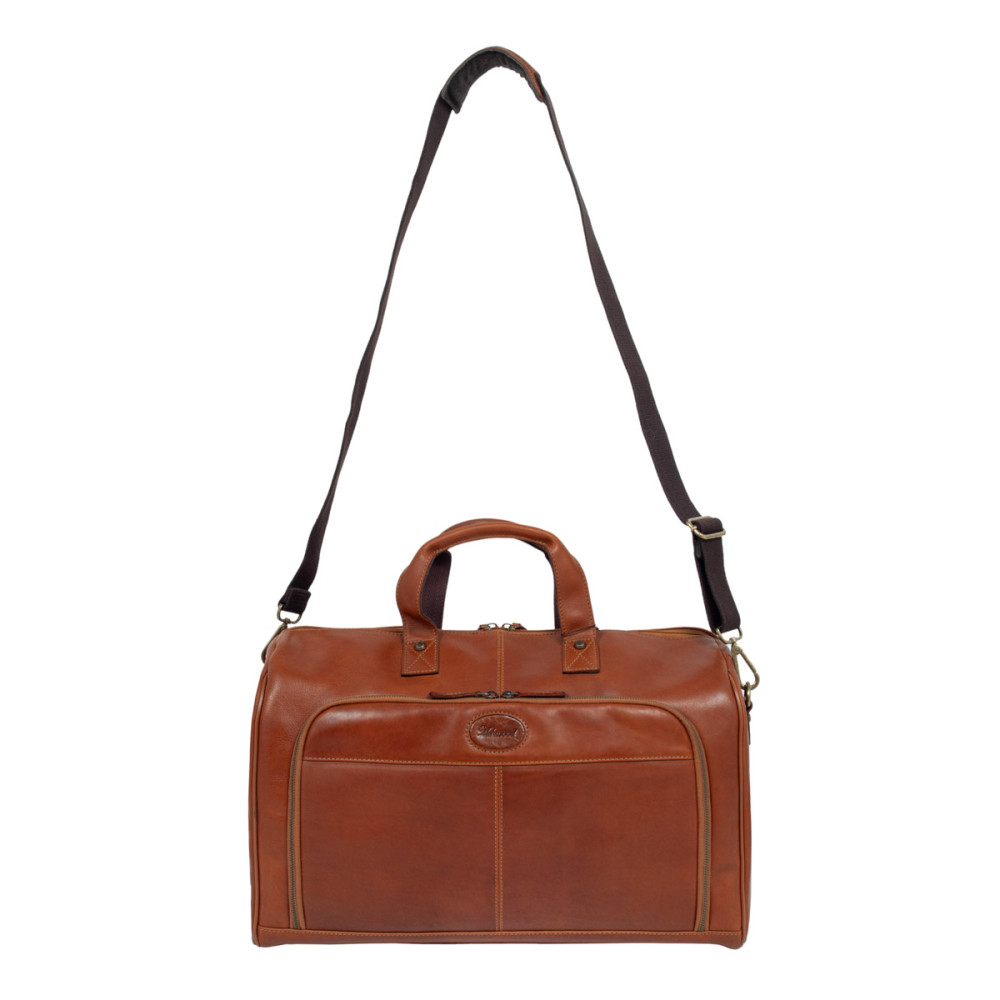 Дорожная сумка мужская Ashwood 8150 Tan (Рыжий)