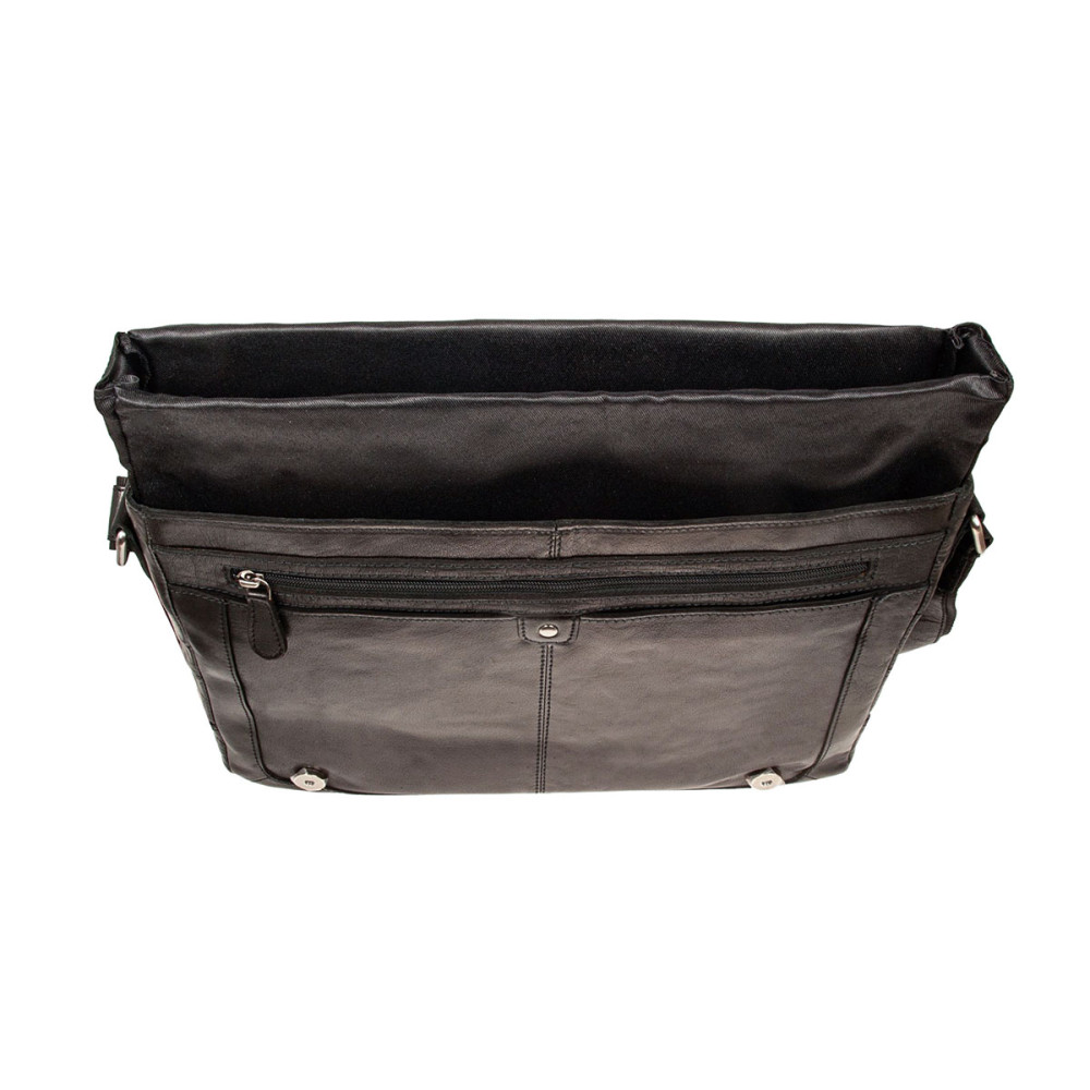 Сумка мужская Ashwood 8343 Black (Черный)