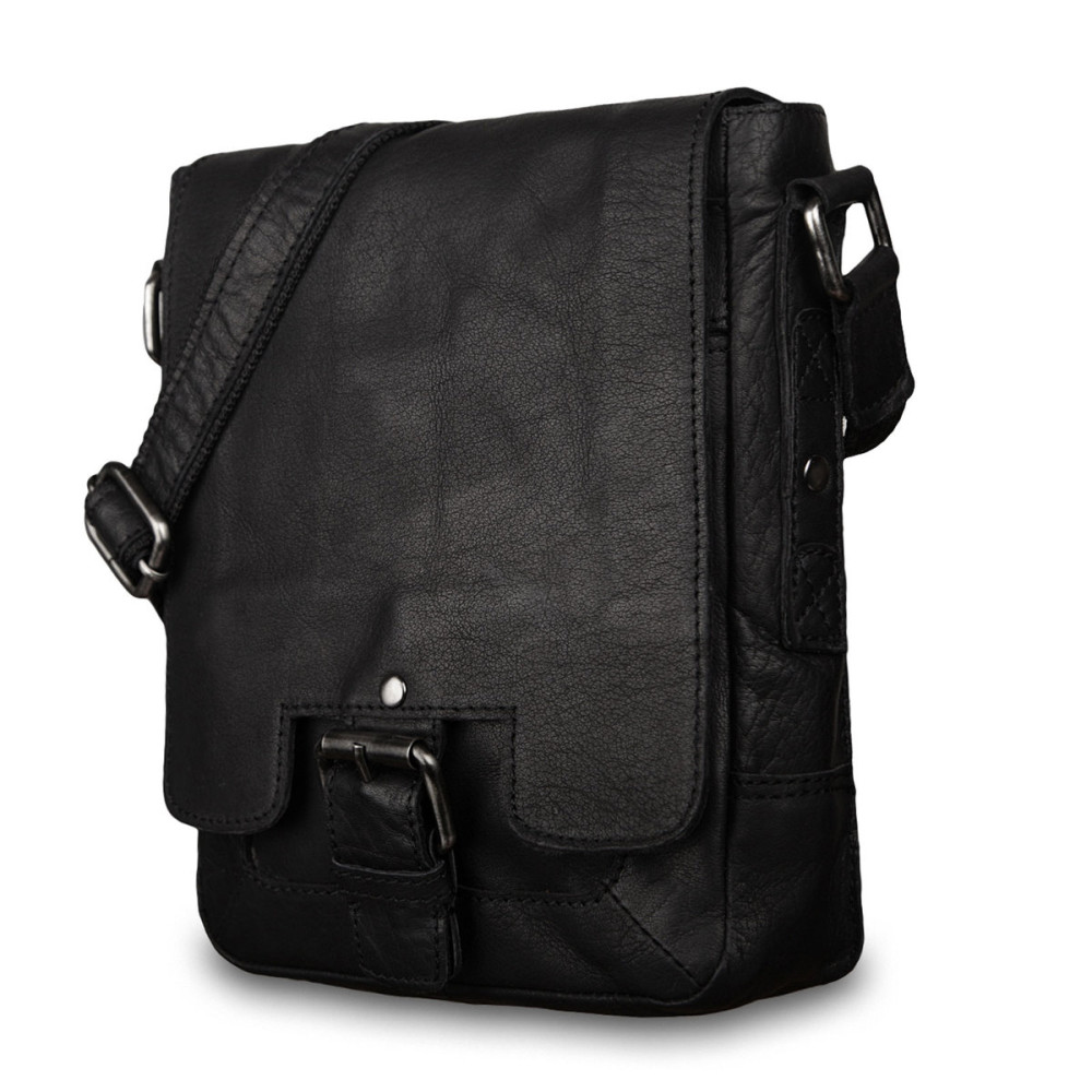 Сумка мужская Ashwood 8341 Black (Черный)