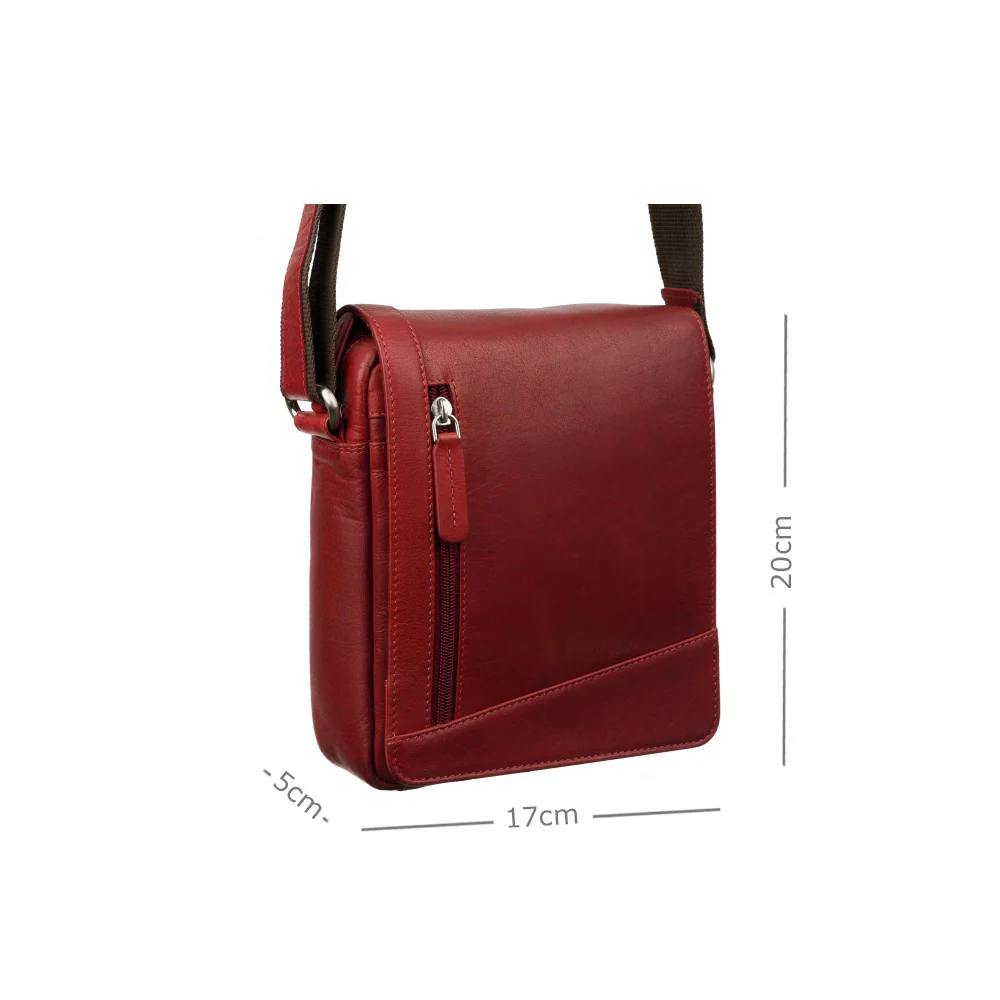 Сумка чоловіча Visconti S7 Messenger Bag A5 Lee (Red)
