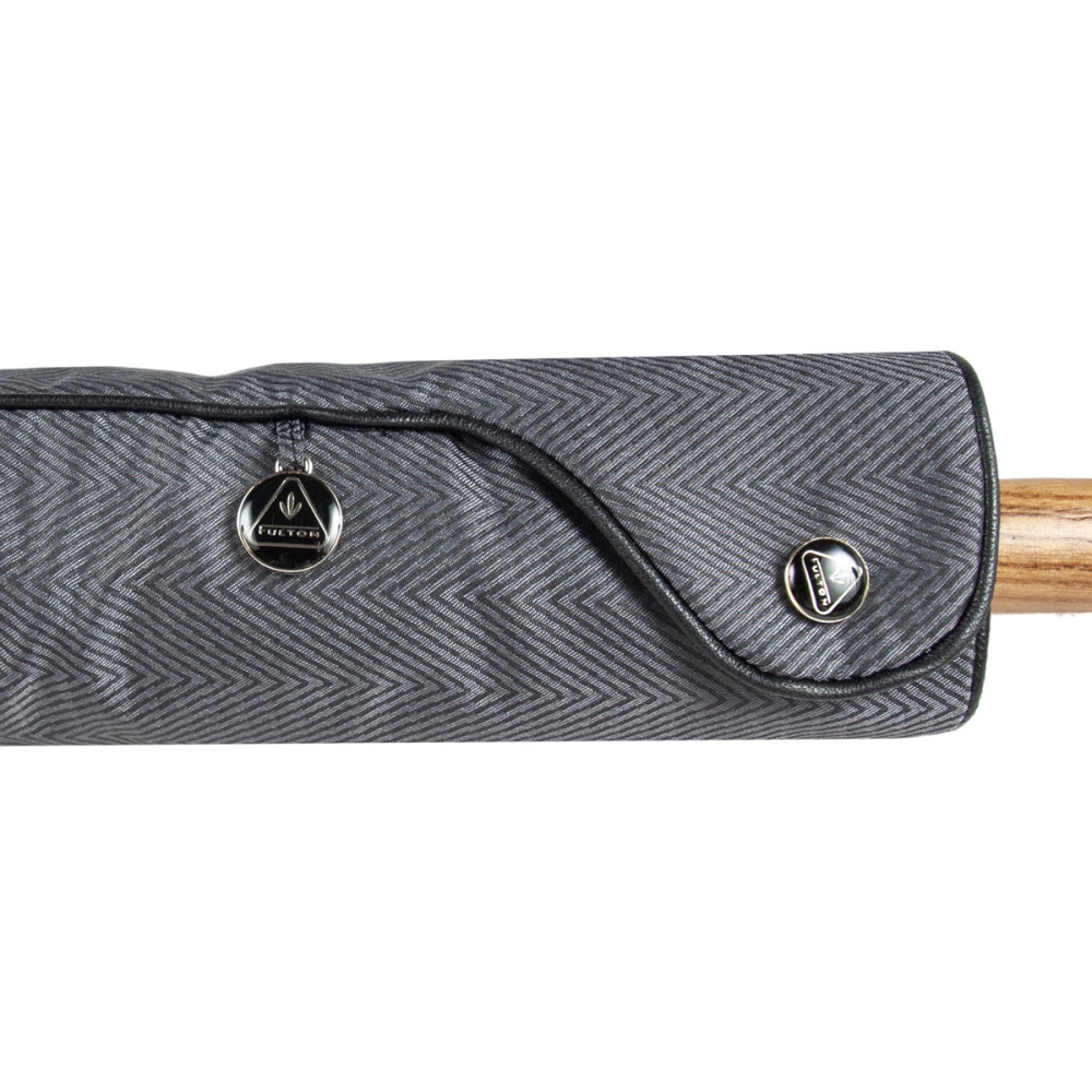 Мужской зонт-трость класса Люкс Fulton Diamond G851 The Radiant Tonal Herringbone