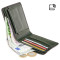 Мужской кожаный кошелек Visconti AT60 Tap-n-Go c RFID Arthur (Burnish Green)