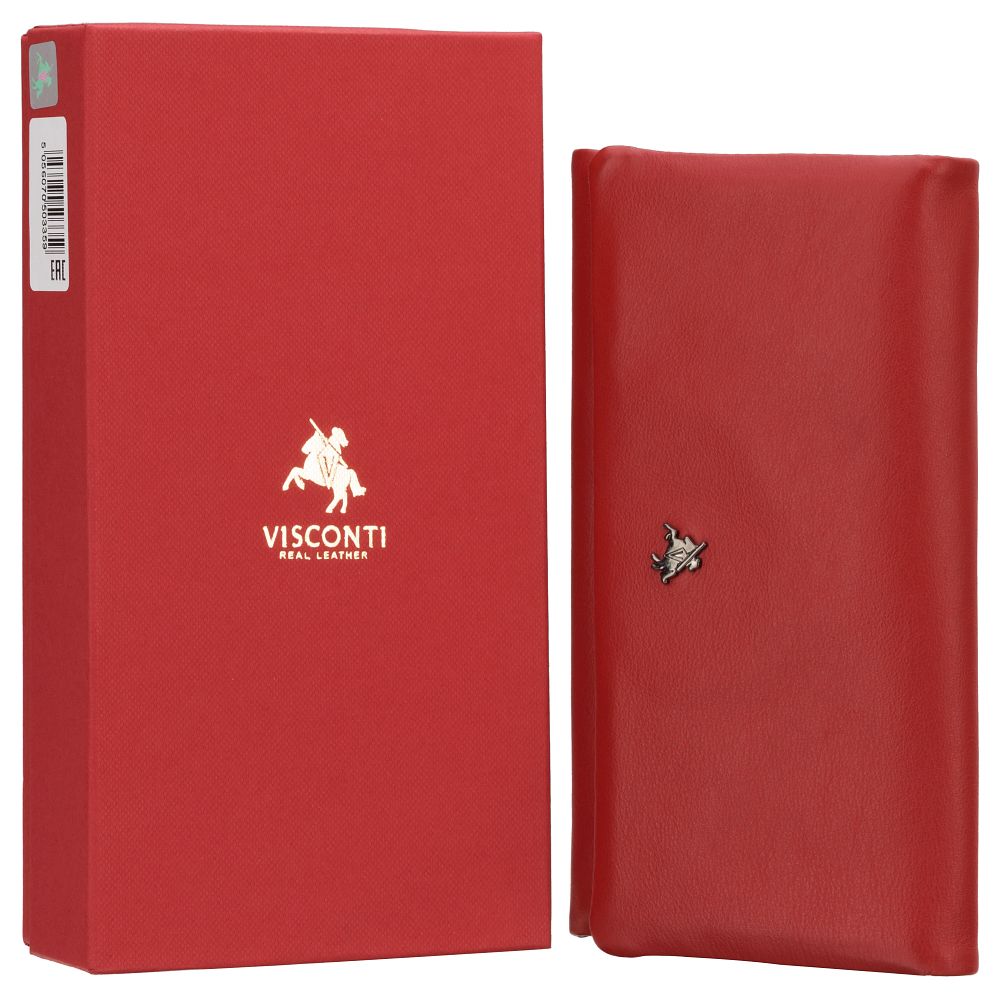 Кошелек женский Visconti CM72 Greta (Red/Rhumba)