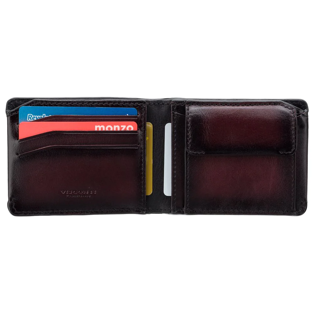 Кошелек мужской Visconti MT92 Zanotti (Burgundy Burnish)