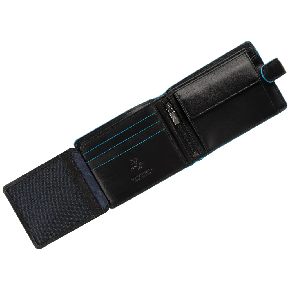 Кошелек мужской Visconti ALP93 Morgex (Black)