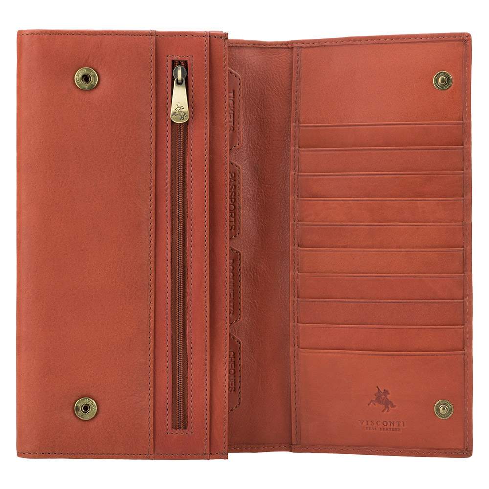 Портмоне дорожное Visconti 1179 Polo (Brown)