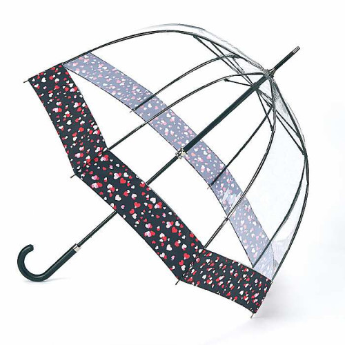 Женский зонт Fulton L866- Birdcage-2 Luxe Love Hearts (Сердца)