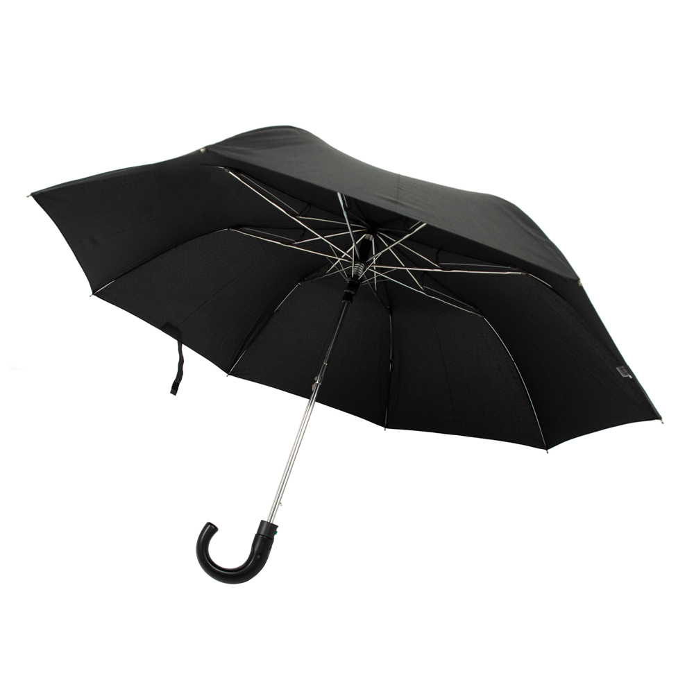 Мужской полуавтомат зонт Fulton Ambassador G518 Black (Черный)