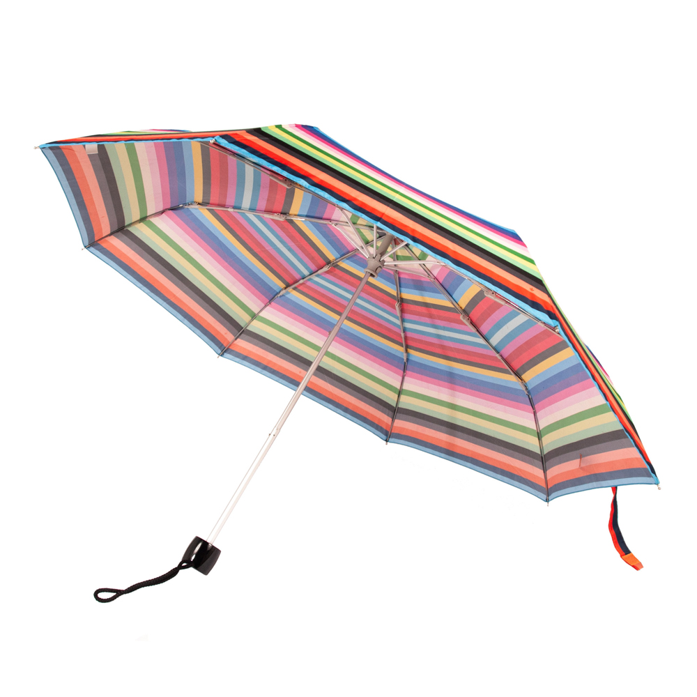 Парасолька жіноча Fulton L354- Minilite-2 Retro Stripe (Ретро полоса)