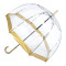Женский прозрачный зонт-трость Fulton Birdcage-1 L041 Gold (Золотой)
