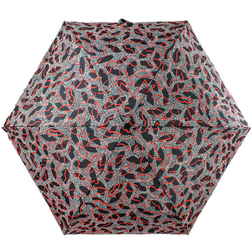 Женский дизайнерский зонт Lulu Guinness by Fulton Minilite-2 L869 Dotty Lips (Губы)