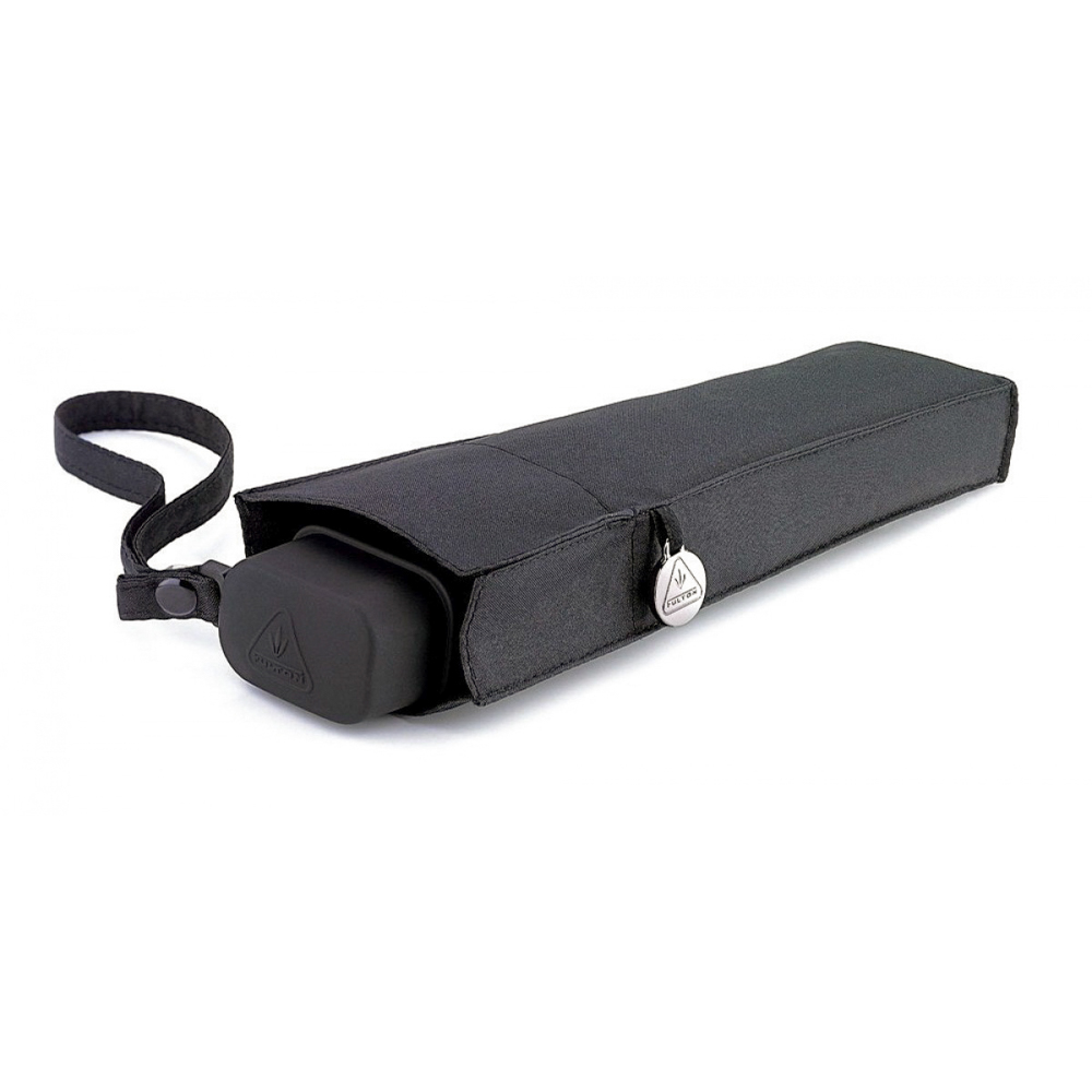 Зонт унисекс Fulton Miniflat-1 - L339 - Black (Черный)