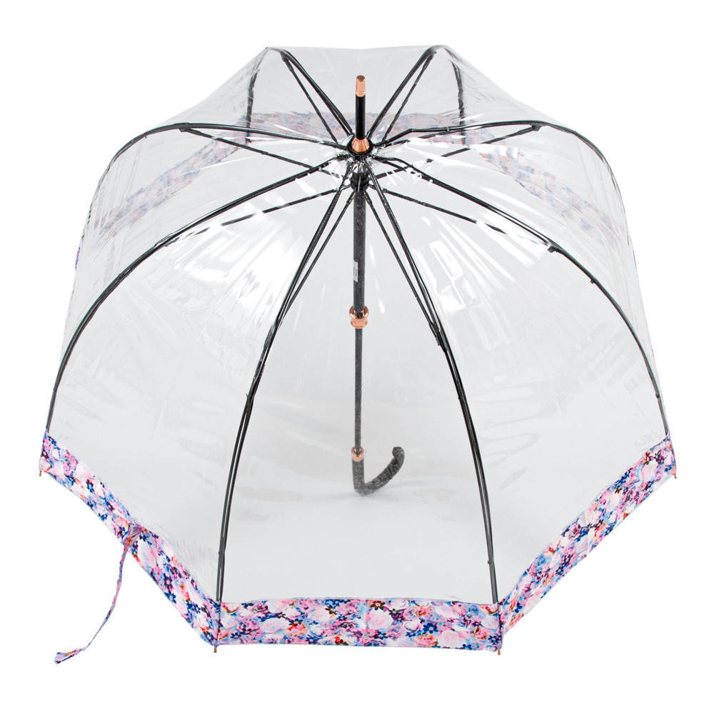 Жіноча парасолька-тростина Fulton Birdcage-2 Luxe L866 Digital Blossom (Квітка)