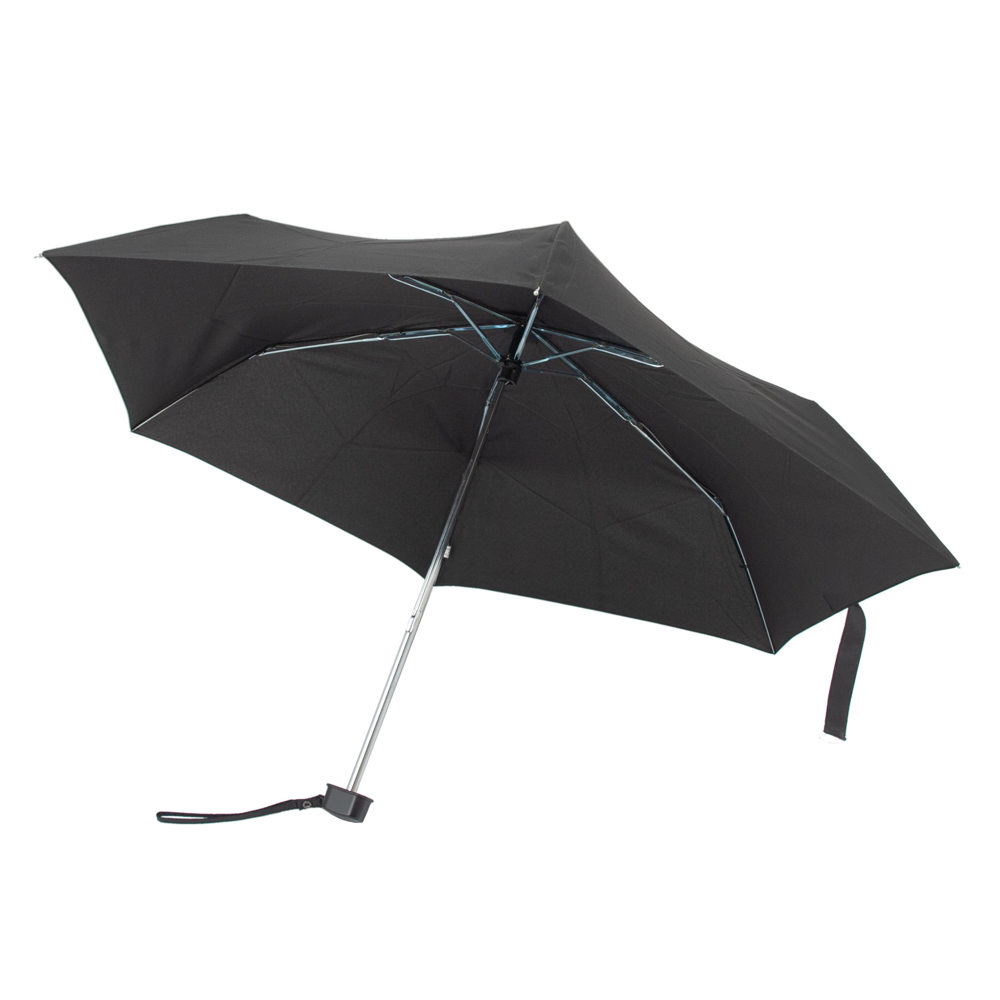 Зонт унисекс Fulton Miniflat-1 - L339 - Black (Черный)