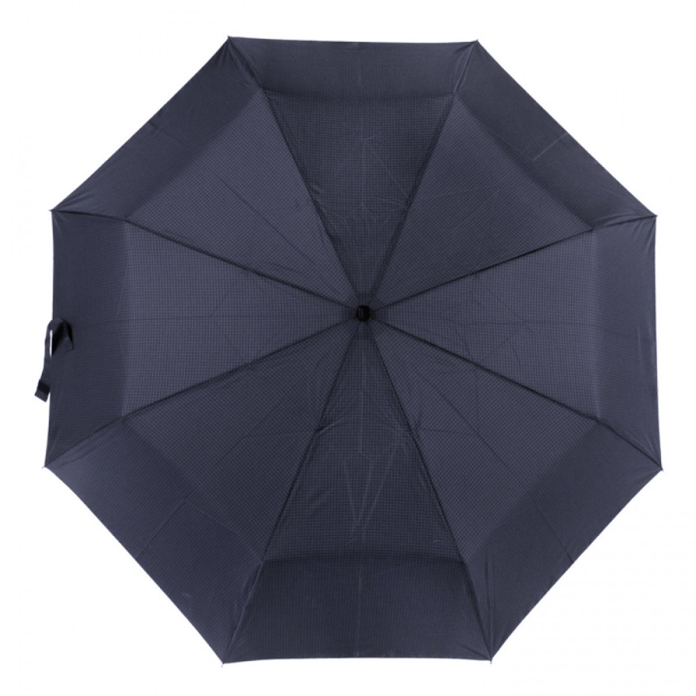 Мужской механический зонт Fulton Hackney-2 G868 Navy Gingham (Синяя клетка)