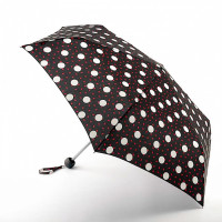 Жіноча дизайнерська парасолька Lulu Guinness by Fulton Minilite-2 L869 Polka Lips (Горошок)