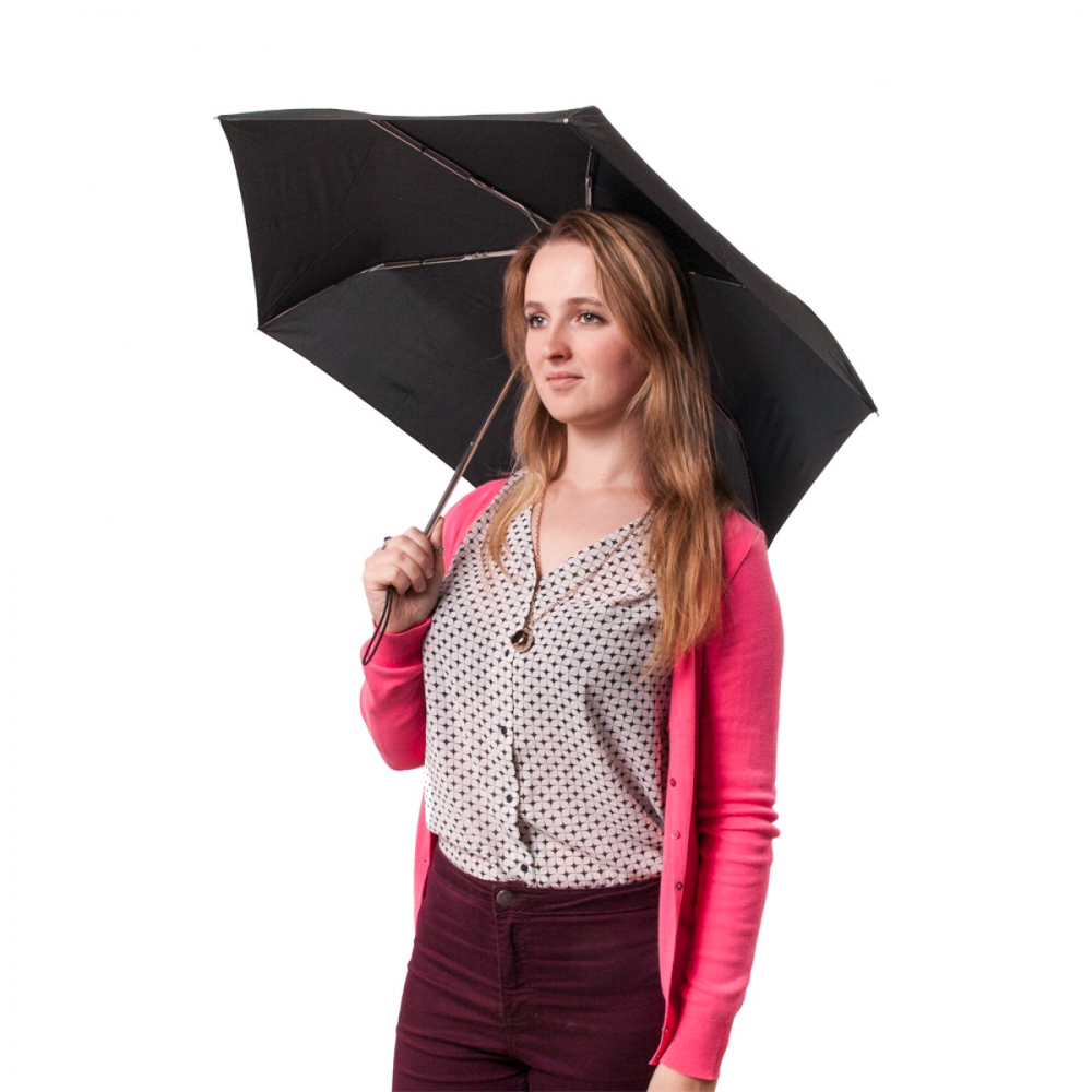 Зонт унисекс Fulton Superslim-1 - L552 - Black (Черный)