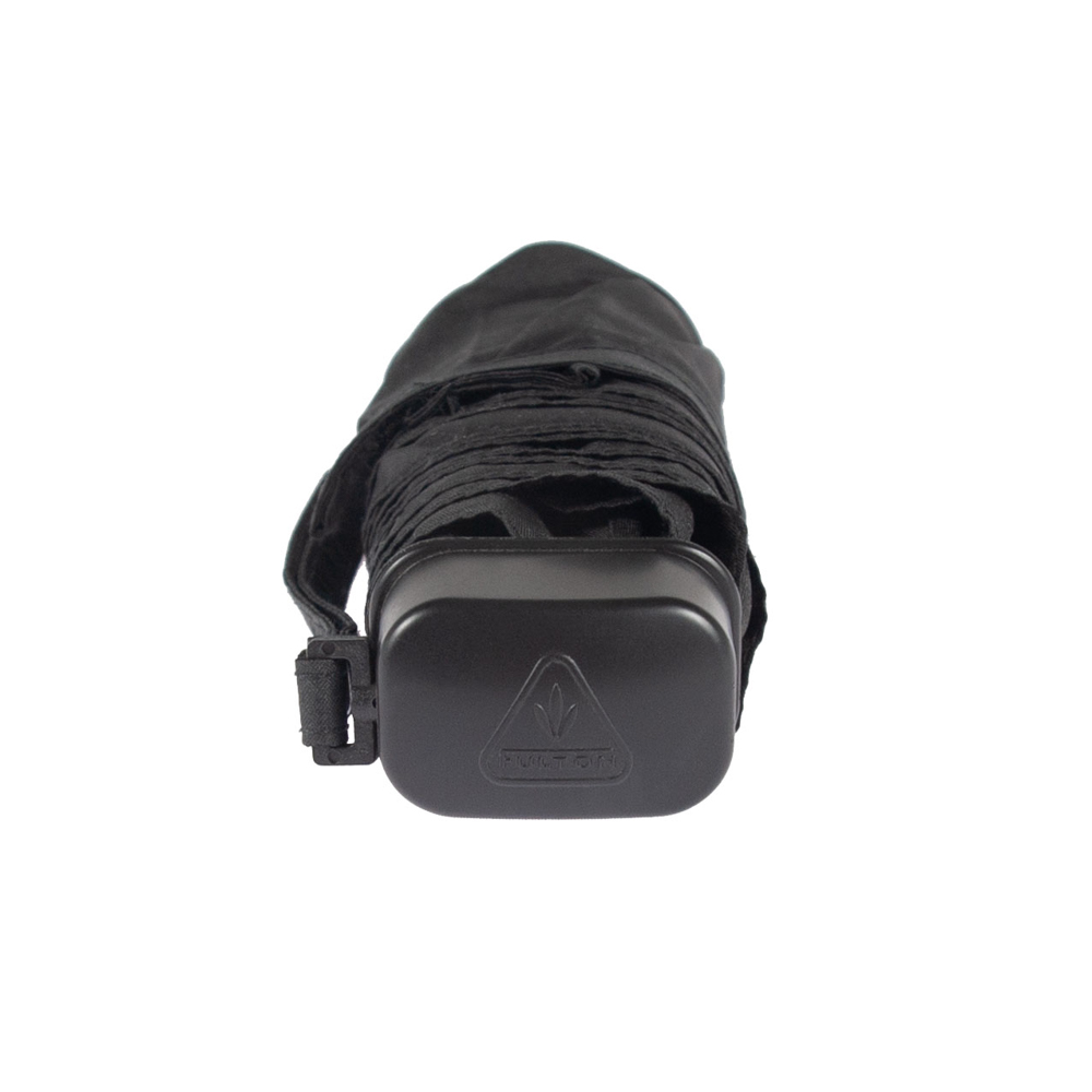 Зонт унисекс Fulton Miniflat-1 - L339 - Black (Черный)