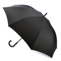 Мужской зонт-трость полуавтомат  Fulton Typhoon-1 G844 Black (Черный)