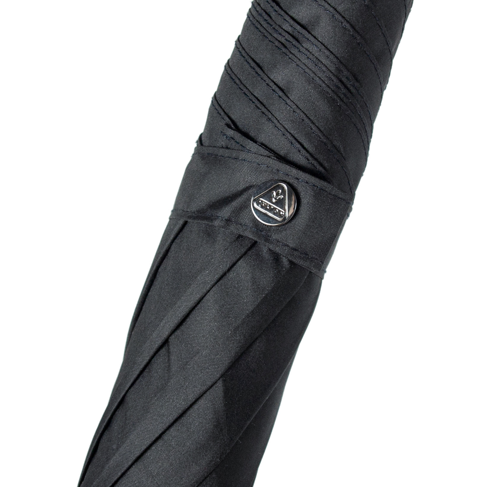 Мужской зонт-трость полуавтомат  Fulton Typhoon-1 G844 Black (Черный)