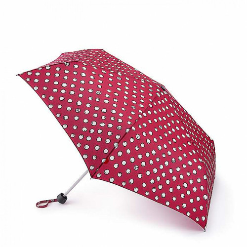 Женский зонт Lulu Guinness by Fulton Minilite-2 L869 Polka Pearls (Жемчужный горох)