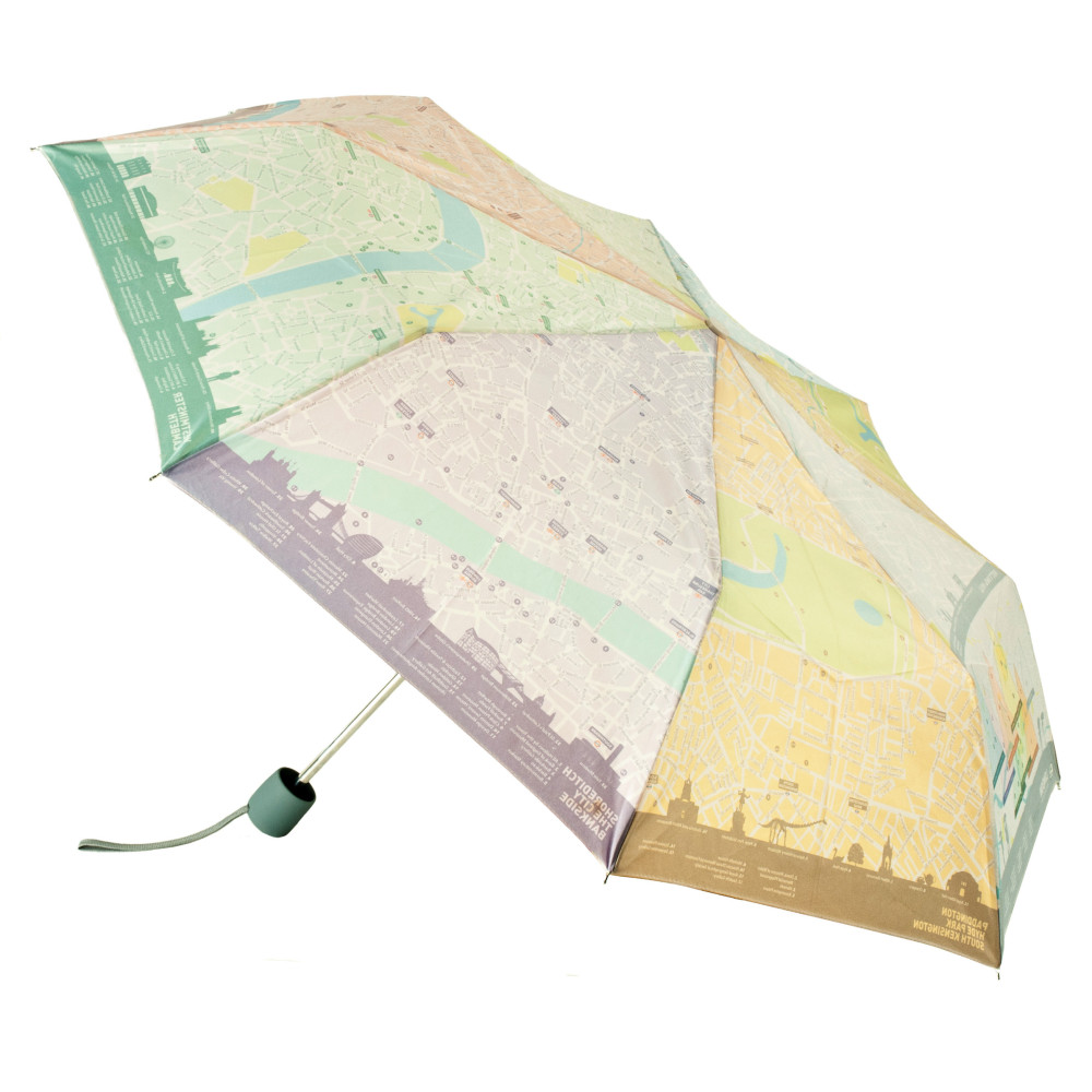 Женский зонт Fulton Brollymap - L761 - London Map (Карта Лондона)