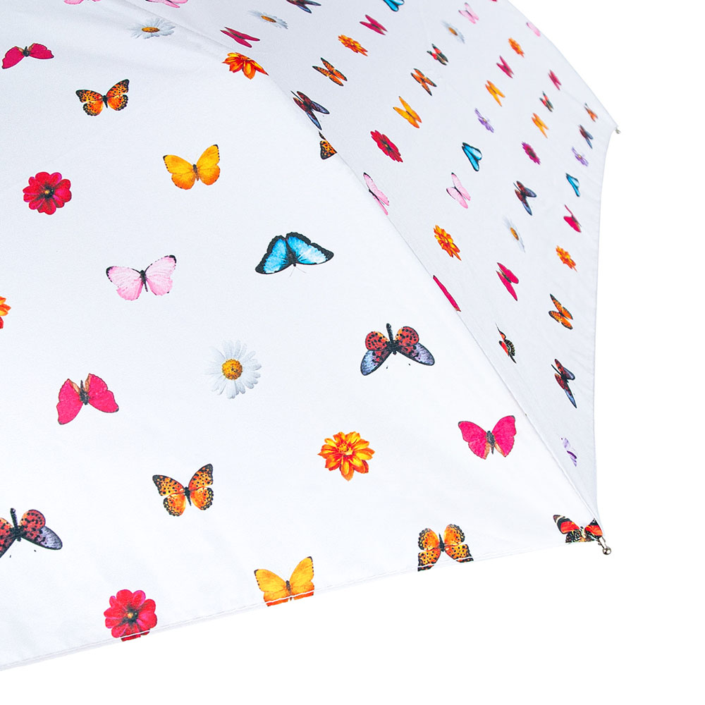 Зонт женский Fulton L553-040997 Superslim-2 Butterflies & Flowers (Бабочки и цветы)