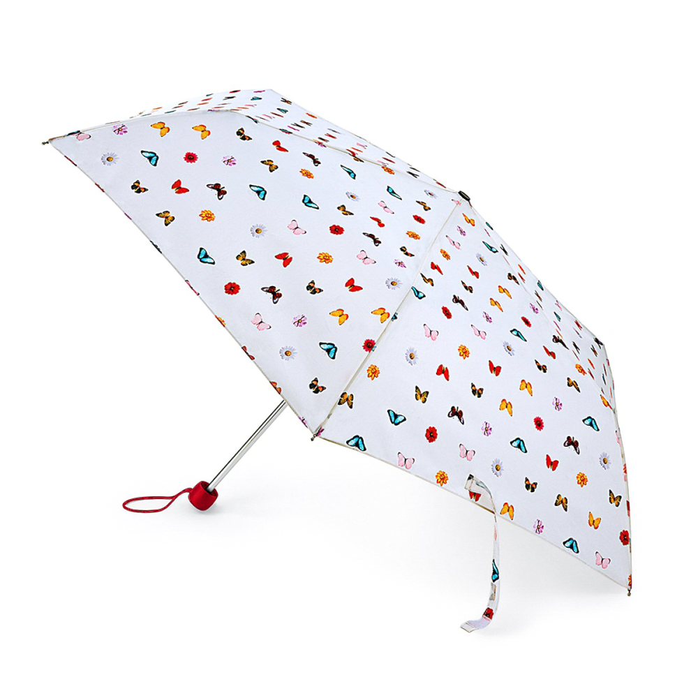 Зонт женский Fulton L553-040997 Superslim-2 Butterflies & Flowers (Бабочки и цветы)