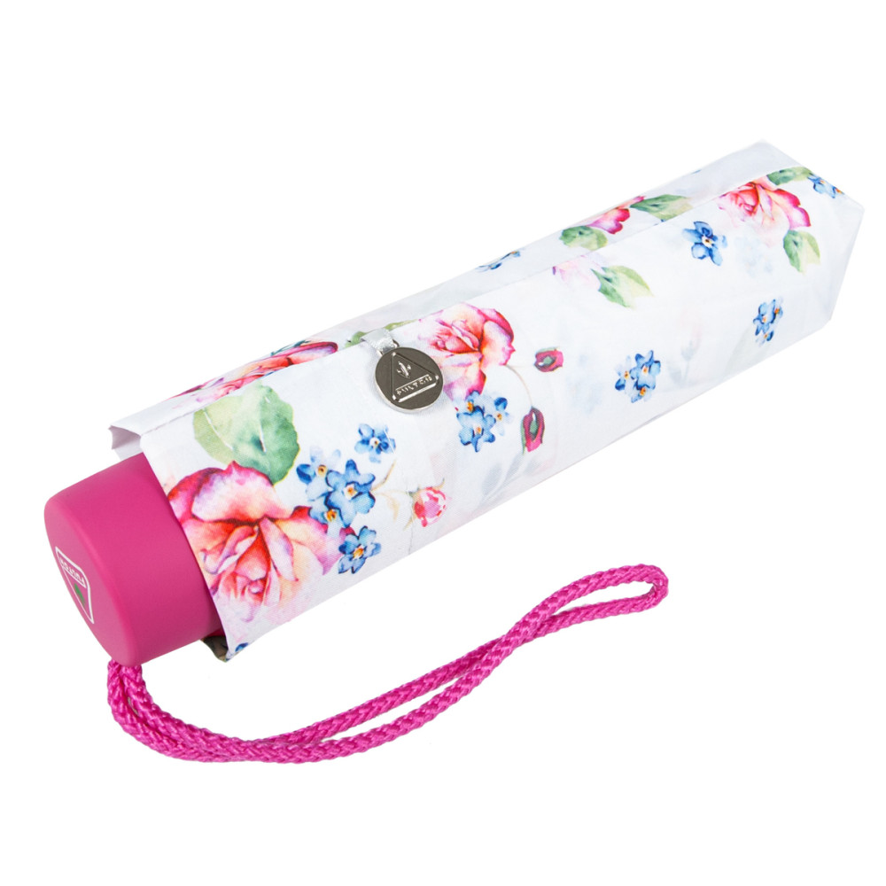 Жіноча парасолька механічна Fulton Minilite-2 L354 Watercolour Blossom (Акварельна квітка)