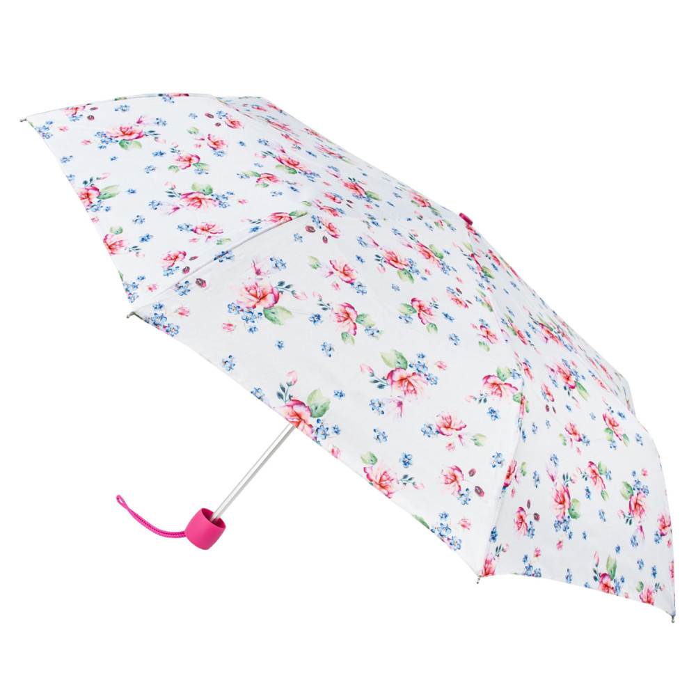 Жіноча парасолька механічна Fulton Minilite-2 L354 Watercolour Blossom (Акварельна квітка)