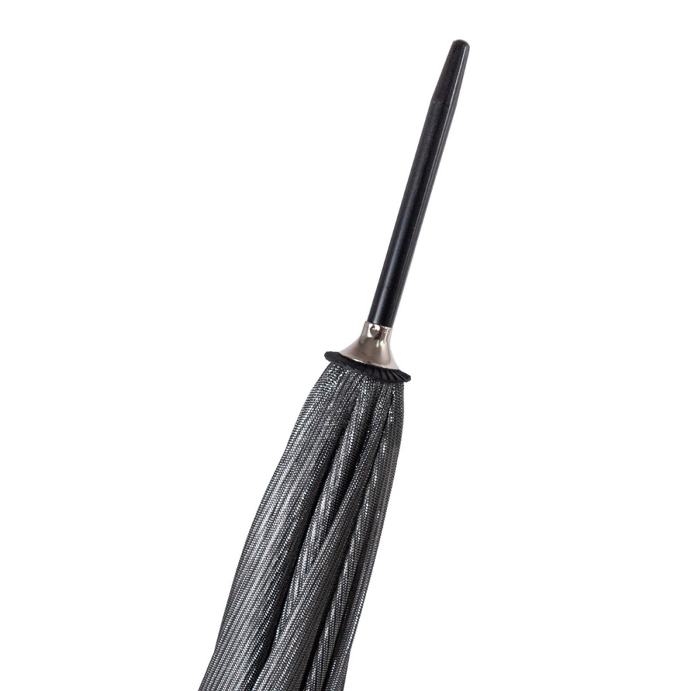 Женский зонт-трость полуавтомат Fulton L903 Kew-2 Silver Iridescent (Серебро)