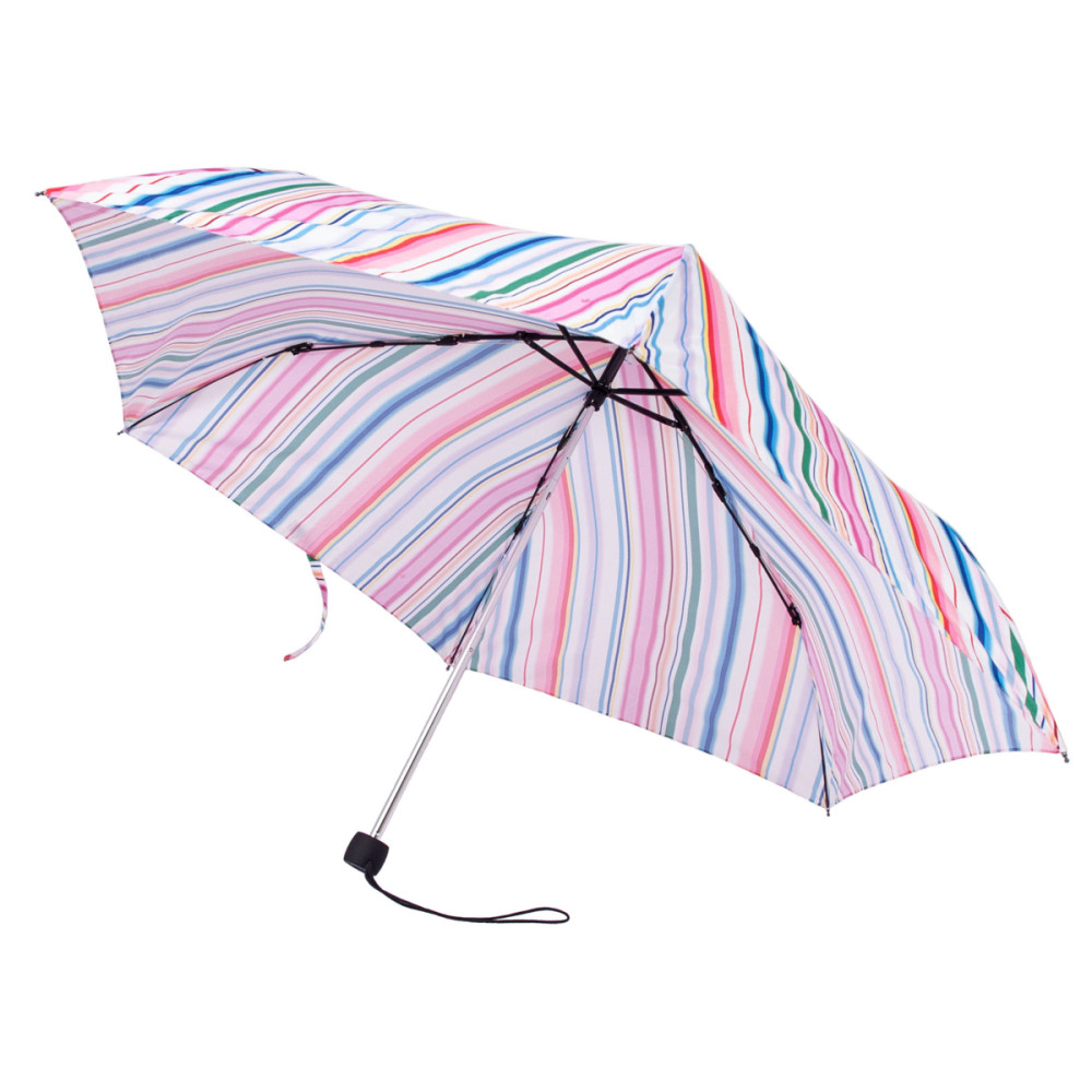 Зонт женский Fulton L902 Superslim-2 Funky Stripe (Разноцветные полоски)