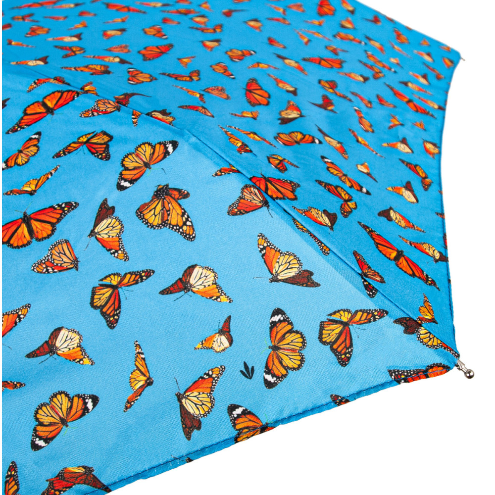 Женский мини зонт Fulton L501 Tiny-2 Monarch Butterflies (Бабочки Монарх)
