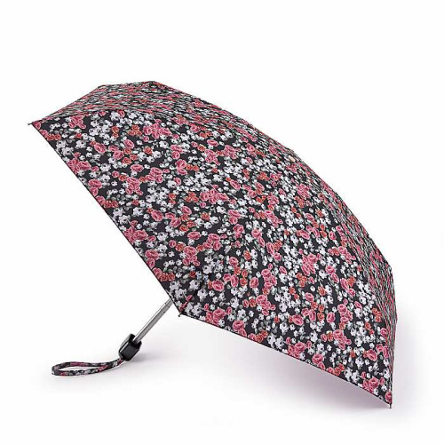 Женский мини (карманный) зонт Fulton L501 Tiny-2 Floral Cluster (Цветочный кластер)