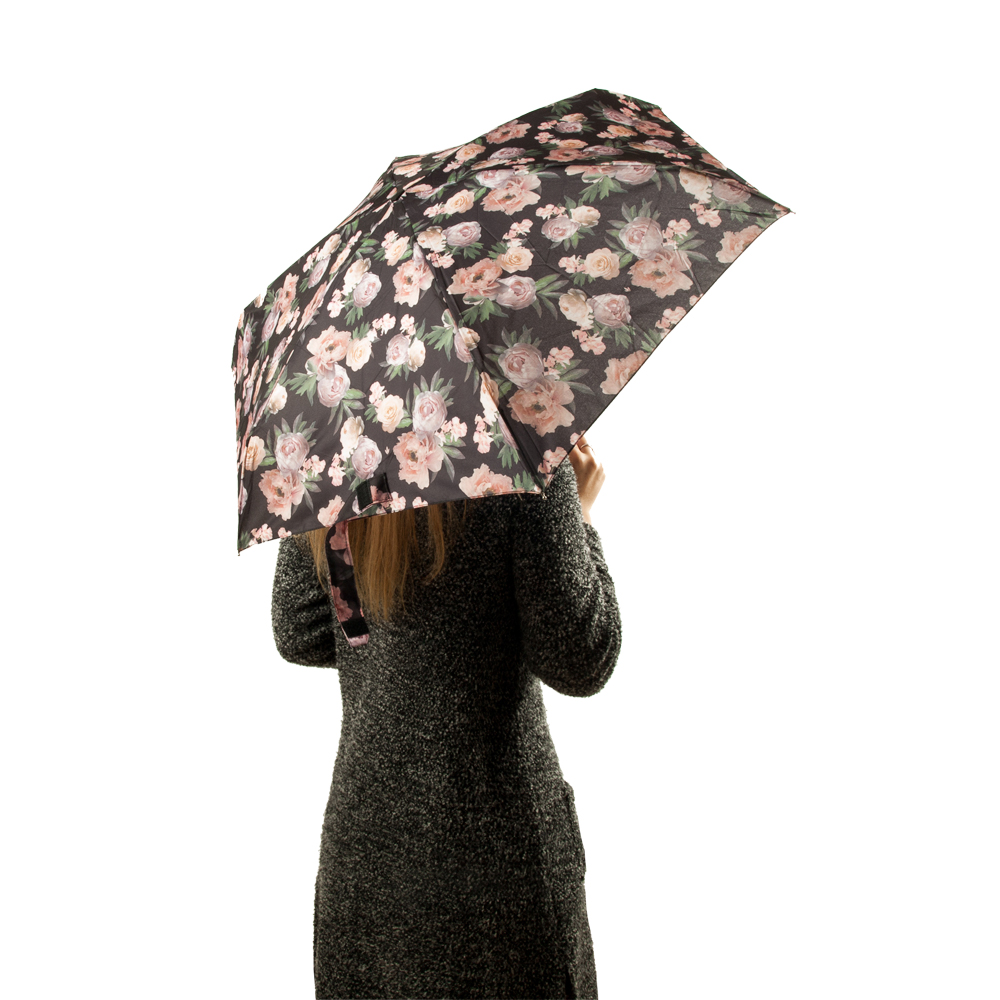 Жіноча парасолька Fulton Tiny-2 L501 - Rococo Rose (Роза рококо)