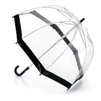 Детский прозрачный зонт-трость Fulton Funbrella-2 C603 Black (Черный)